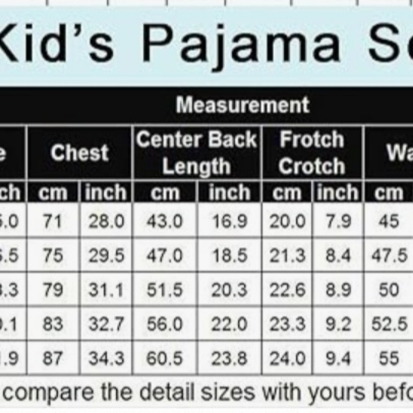 New 6-7 year old kids pajama set - Picture 3 of 3